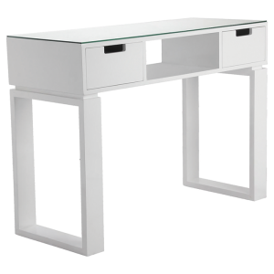 שולחן לבנייה מעוצב משטח זכוכית LB-13  